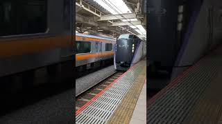 (実車) E353系 あずさ 国立駅通過