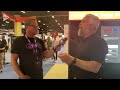 infocomm 2023 gary gets a sharp nec booth tour from keith yanke