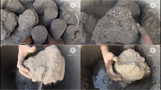 ASMR|| sand ashes stones floor and water crumbling #satisfying