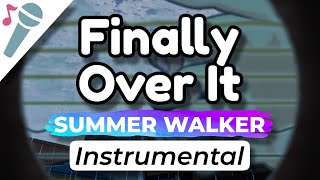 Summer Walker – Finally Over It – Karaoke Instrumental (Acoustic)