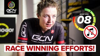 20 Mins Sprint Into The Effort  | GCN Training Session Without Music 🔇