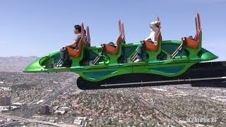 [HD] FULL Stratosphere Tower Tour - 4 Rides - Highest Thrill Rides in the World - Las Vegas