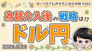 【買いのチャンス！】ドル円 最新 予想！どこから買えばいいのか？為替介入後の戦略！【FX ローソクさんのテクニカル分析 #162】