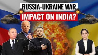 How does the Russia-Ukraine war impact India? #russiaukrainewar #indianeconomy