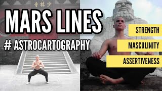 Mars DC line in AstroCartoGraphy - Story: Real Danger? ⚠️