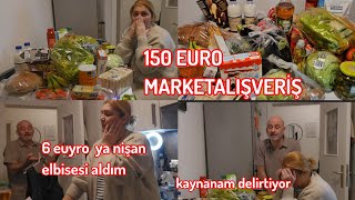 ALMANYAVLOG❌️150£ MARKETALIŞVERİŞİ🛒GİRDİK BIRYOLA❗️ HAKIMIZDA HAYIRLIOLSUN 🤲