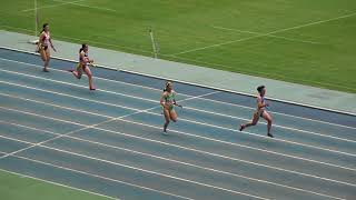 女4x100mR 予2組　全国高校総体 北九州地区予選