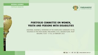 The Portfolio Committee on Women, Youth and Persons with Disabilities, 26 February 2025