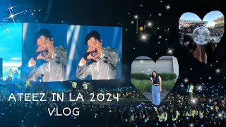 ATEEZ IN LA 2024 | VLOG DAY 1 | TOWARDS THE LIGHT : WILL TO POWER CONCERT