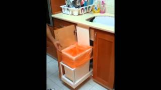 Automatic Kitchen Trash Can - Ikea hack