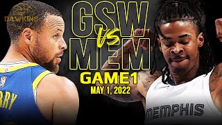 Golden State Warriors vs Memphis Grizzlies Game 1 Full Highlights | 2022 WCSF | FreeDawkins