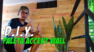 Pallet Wood Accent Wall Cladding DIY