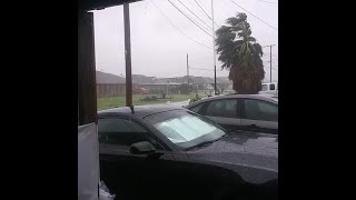 Hurricane Ida ripped off carport of home