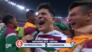 [COMPLETO] Gols - Internacional 1x2 Fluminense - Libertadores 2023 - Semifinal (volta) - Globo