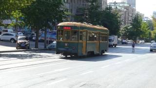 大連市電201路 華楽広場電停発車 China Dalian Tram Route No. 201