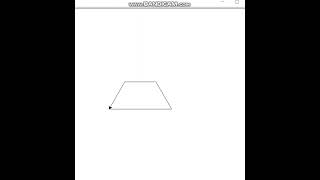 Python Turtle - Draw a trapezoid