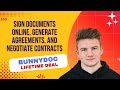 BunnyDoc Lifetime Deal I Effortlessly Sign, Track & Send Documents Online