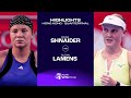 Diana Shnaider vs. Suzan Lamens | 2024 Hong Kong Quarterfinal | WTA Match Highlights