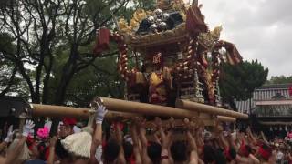 平成28年浜の宮天満宮宵宮（宮町屋台）