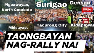 🛑LIVE UPDATE: TAONGBAYAN sa IBAT IBANG PANIG ng BANSA NAGSIPAGLABASAN NA| DUTERTE!, DUTERTE!