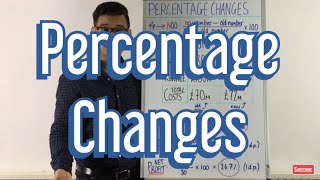 How to calculate Percentage Changes?