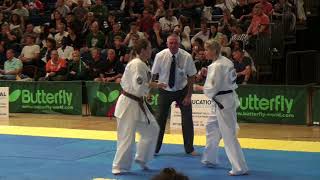 British Karate Kyokushinkai Zoe Leigh Moulden v Emilia Cahill