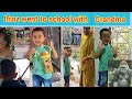 Ifraz went to school with his grandmother & came wet with rain,Ehaan waiting for him #youtubevideos