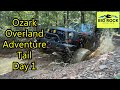 In To Deep On The Ozark Overland Adventure Trail Day 1