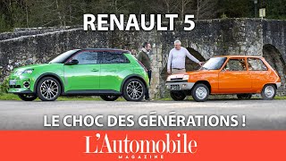 The electric Renault 5 versus the first R5: 50 years of French automotive history!