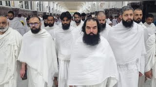 Hazrat Pir Noor ul Arfeen Siddiqui making saee with ahbaab during umrah pilgrimage - 10 January 2025