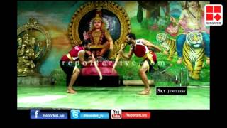 vinod gurukkal performing kalari at sannidhanam_Reporter Live