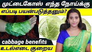 உடல்எடை குறைக்கும் முக்கிய காய்/ புற்றுநோய் தடுக்க/ Dr.Mythili/cabbage benefits in tamil/முட்டைகோஸ்