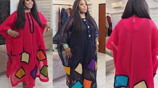 How  to  SEW  BUBU KAFTAN with  PLACKET and  COLOURED  PATCHES 💥