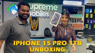 iPhone 15 Pro 1TB Unboxing🔥 | Gabriella Charlton