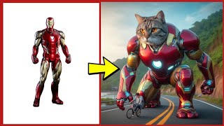 AVENGERS but Super Cat VENGERS 🔥 All Characters (marvel & DC) 2024