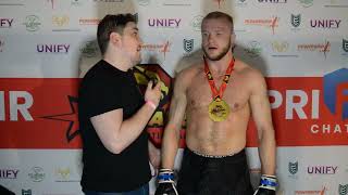 Jake Dygas - Battle Arena Coventry - Post Fight Interview - Combat Sports UK