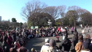 大道芸 Street Performer TOMI at Ueno Park(HD 720p)