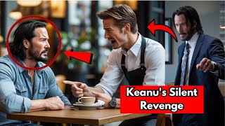 Waiter Insults Keanu Reeves in a Café – What Happens Next Will Leave You Stunned!