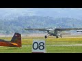 pilatus pc 6 start flugplatz wangen lachen