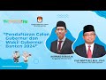 PENDAFTARAN CALON GUBERNUR DAN WAKIL GUBERNUR BANTEN TAHUN 2024  |  #SAPAPAGIINDONESIA w/ KPU BANTEN