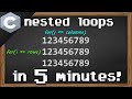 C nested loops ➰