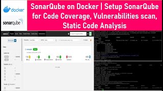 SonarQube on Docker | Setup SonarQube for Code Coverage, Vulnerabilities scan, Static Code Analysis