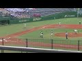 高校野球の始球式の模様　2018夏　海星vs市立長崎商業