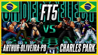 🔥 KOF 2002 - ARTHUR-OLIVEIRA-PB (BRAZIL) VS CHARLES PARK (BRAZIL) - First To 5 - Fightcade 🔥