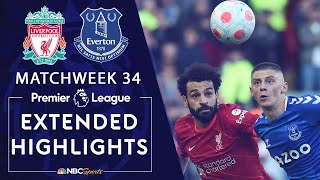 Liverpool v. Everton | PREMIER LEAGUE HIGHLIGHTS | 4/24/2022 | NBC Sports