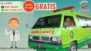 Pelayanan ambulan gratis pku sruweng