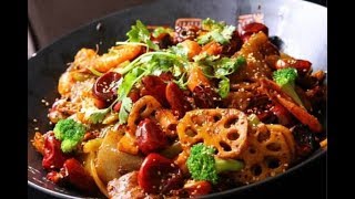 麻辣香锅超简单的做法，麻辣鲜香，非常美味Spicy incense pot is ultra-simple, spicy and spicy, delicious and delicious.