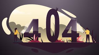 Responsive 404 Page in HTML CSS and JavaScript