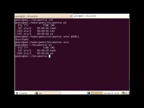 Changing Linux Shells Changing Linux Shells