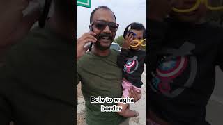 Bole to wagha border #funny #shorts #comedy # little traveler aanandi # aanandi shraddha